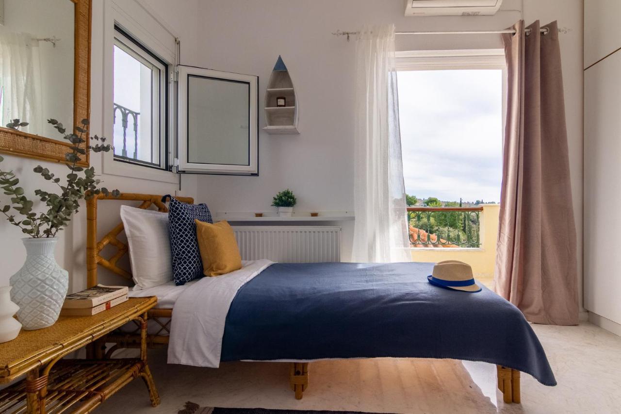 Villa House With Amazing Ocean View And Patio - Pool Porto Heli Exterior foto
